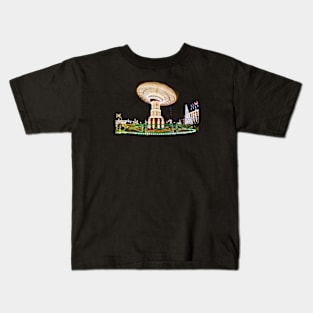 Tivoli carousel / Swiss Artwork Photography Kids T-Shirt